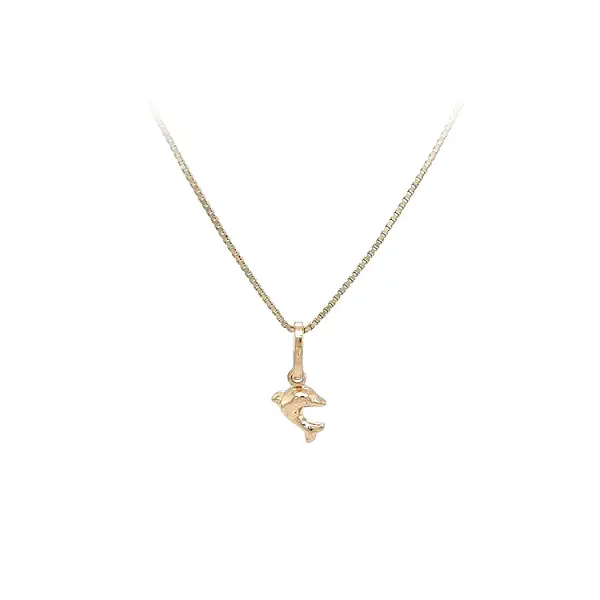 Golden Dolphin Pendant