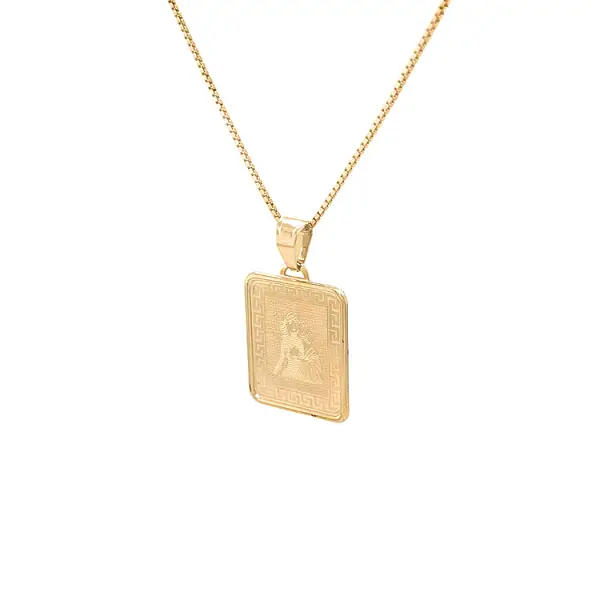 Gold Pendant Sign of the Virgin