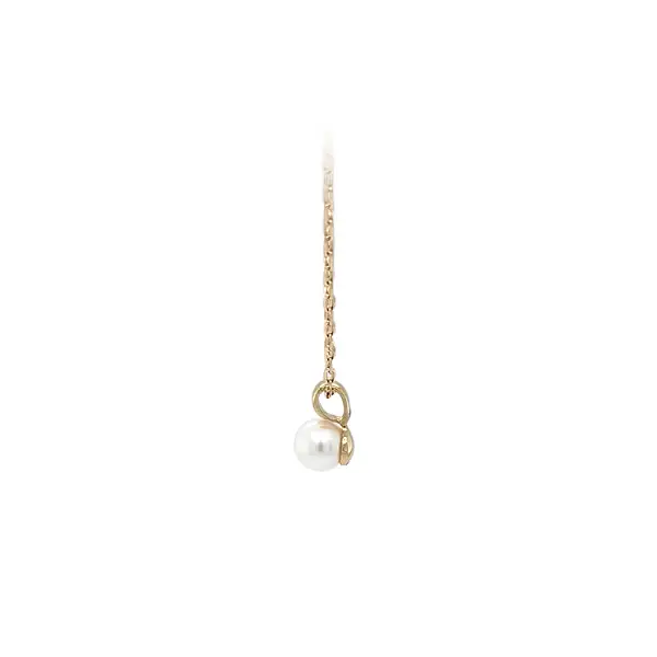 Gold Pendant with Pearl