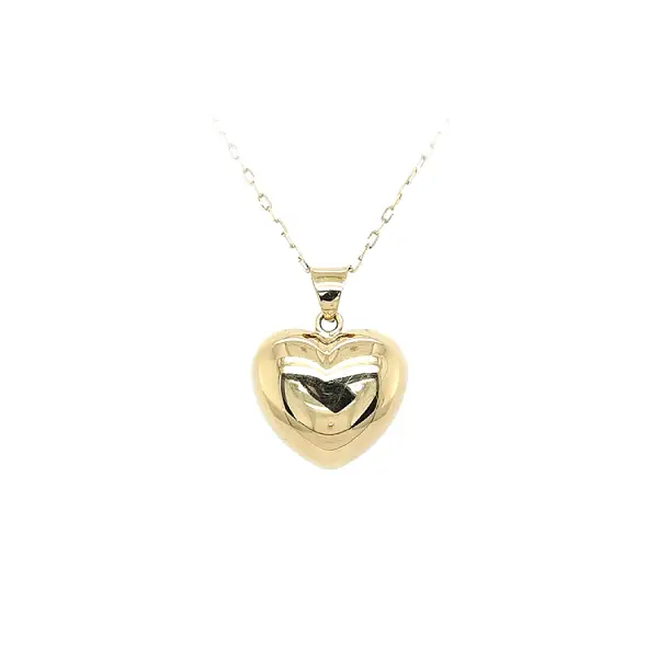 Gold Pendant Heart