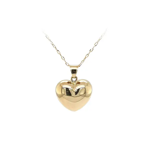 Gold Pendant Heart