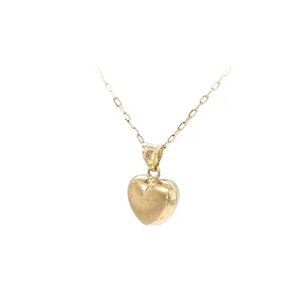 Gold Pendant Heart