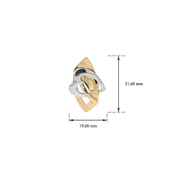 Pendant made of Combined Gold