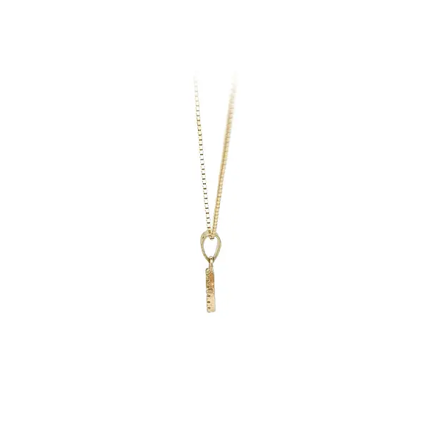 Gold Pendant Letter U