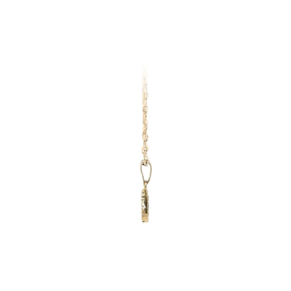 Gold Pendant Letter U