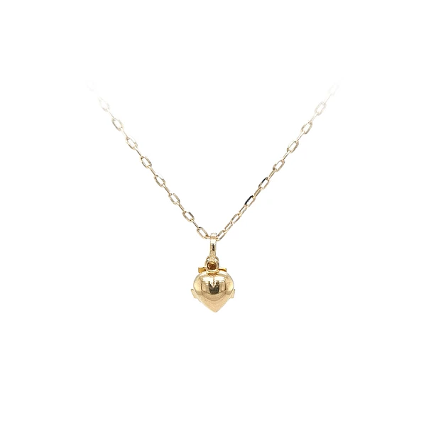 Gold Pendant Heart, Anchor, Cross