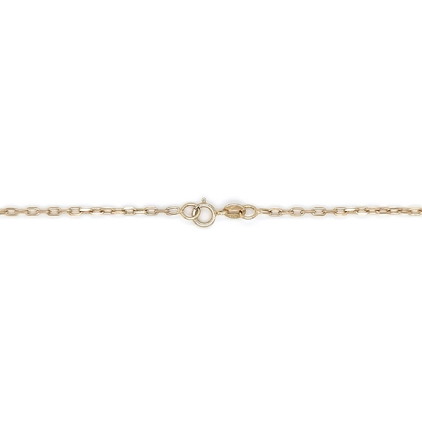 Gold Pendant with Zircons