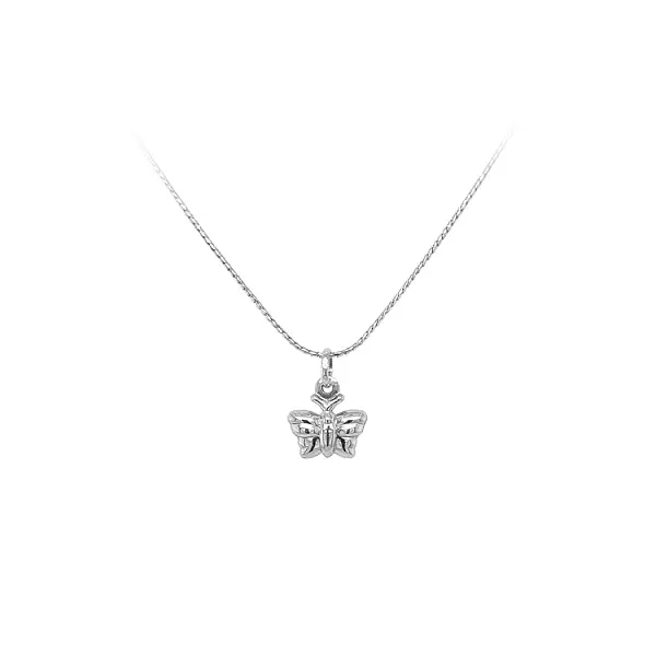 Pendant Butterfly from White Gold