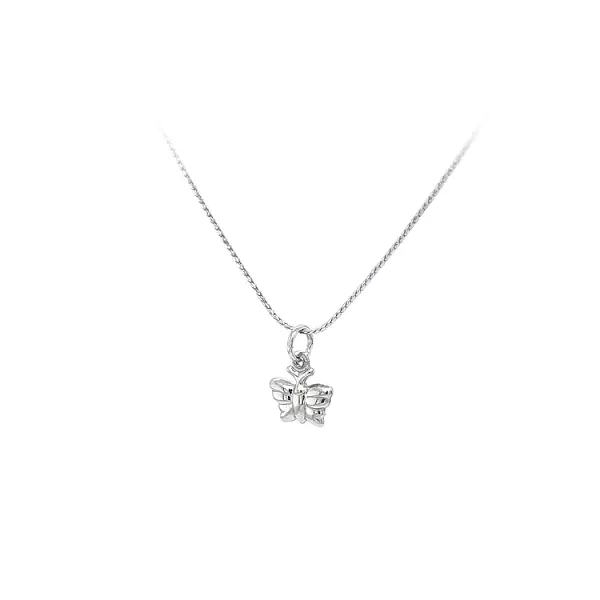 Pendant Butterfly from White Gold