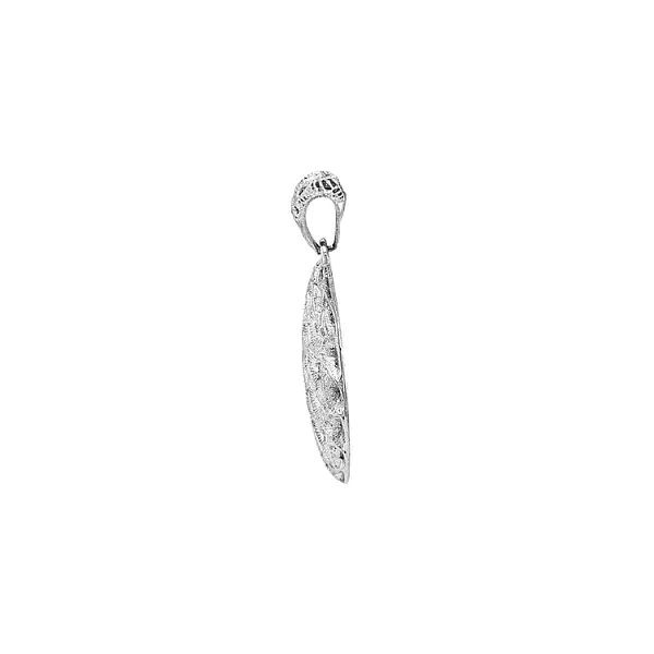 White gold pendant with cubic zirconia
