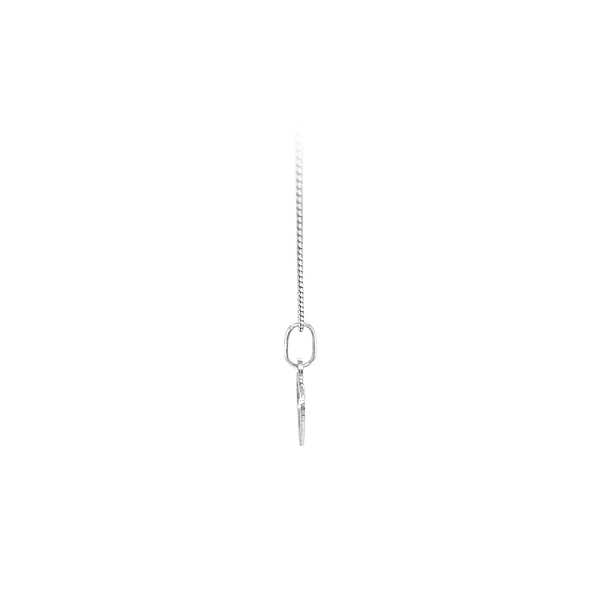 Pendant Heart of White Gold