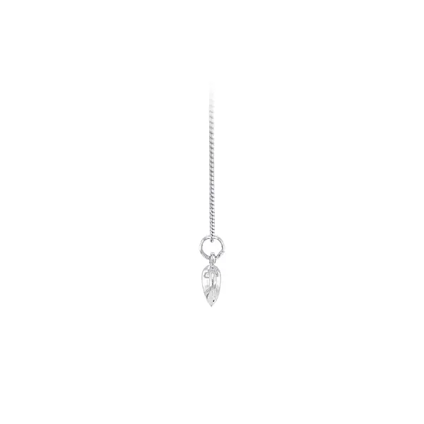 Pendant Heart of White Gold