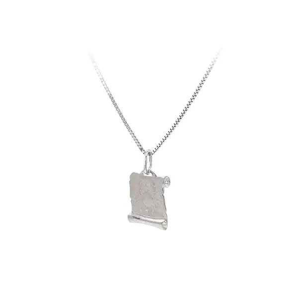 Pendant Sign of the Scorpion made of White Gold