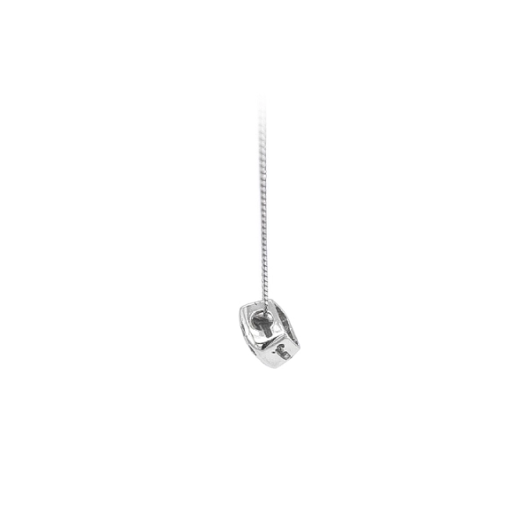 Pendant with White Gold Zircons