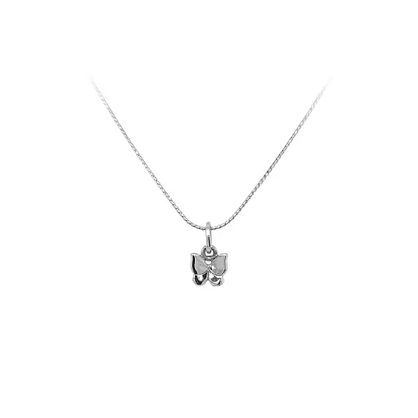 Pendant Butterfly from White Gold