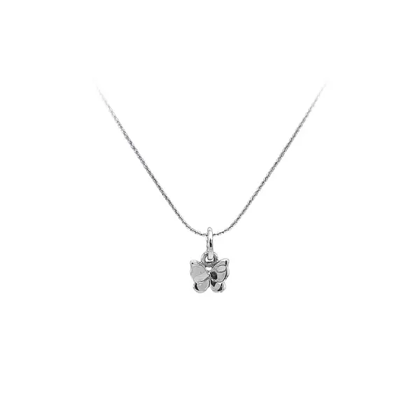 Pendant Butterfly from White Gold