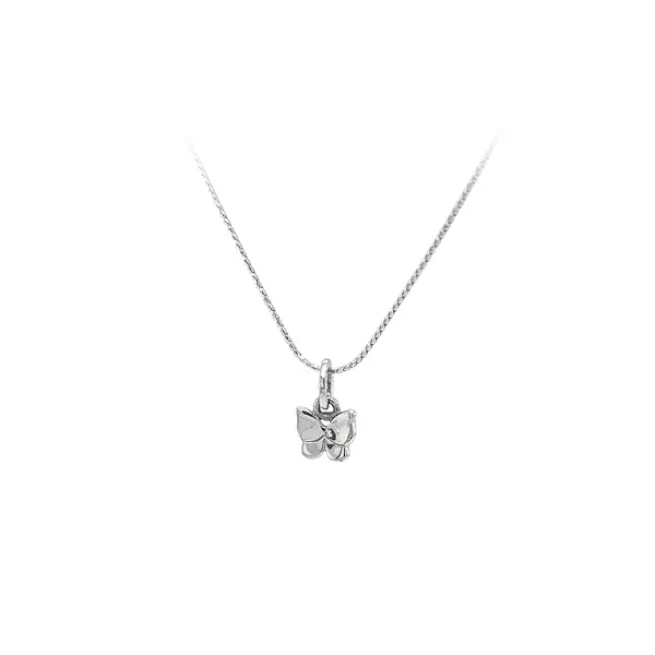 Pendant Butterfly from White Gold