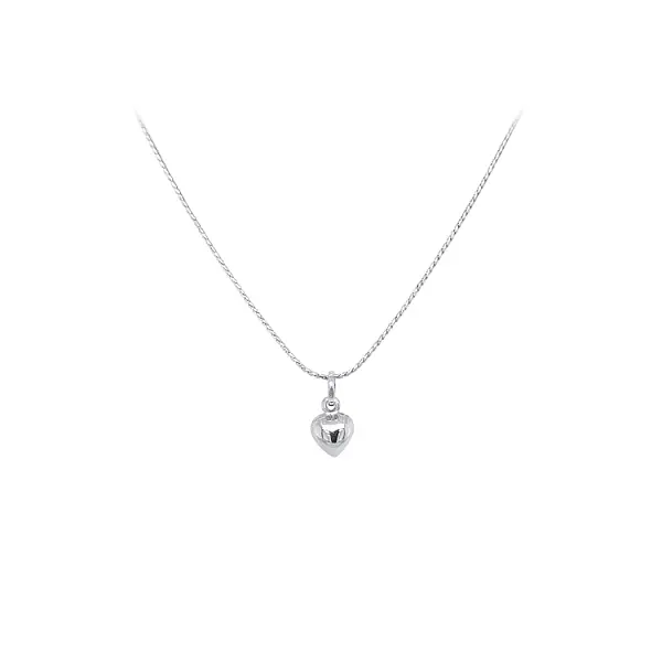 Pendant Heart of White Gold