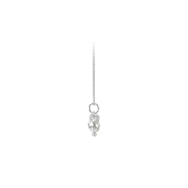 Pendant Chicken from White Gold