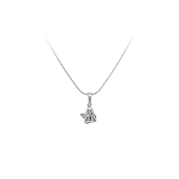 Pendant Angel of White Gold