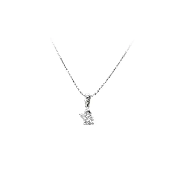 Pendant Angel of White Gold