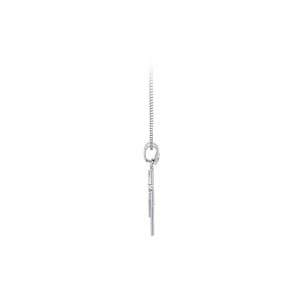 Pendant Cross of White Gold