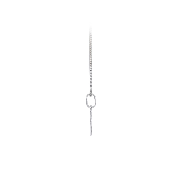 Pendant Cross of White Gold