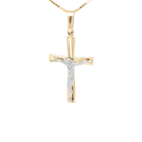 Golden Cross with Jesus Christ