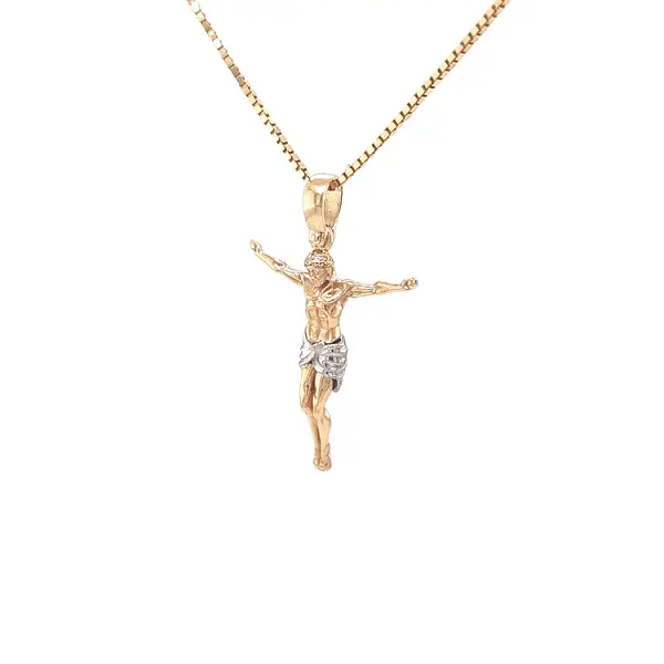 Golden Cross with Jesus Christ