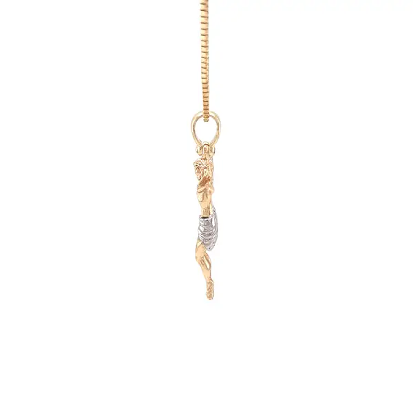 Golden Cross with Jesus Christ