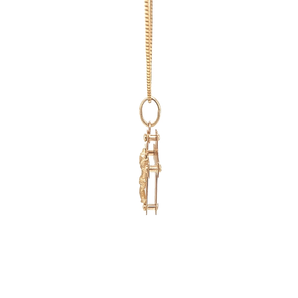 Golden Cross with Jesus Christ