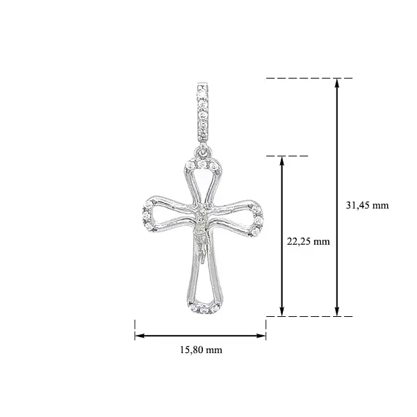 Gold Pendant with Jesus Christ