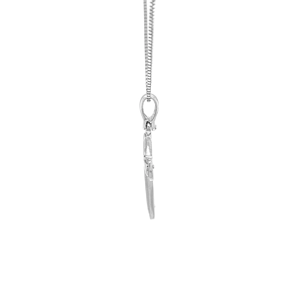 Golden Cross with Zircon