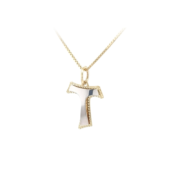 Gold Pendant Cross of Combined Gold