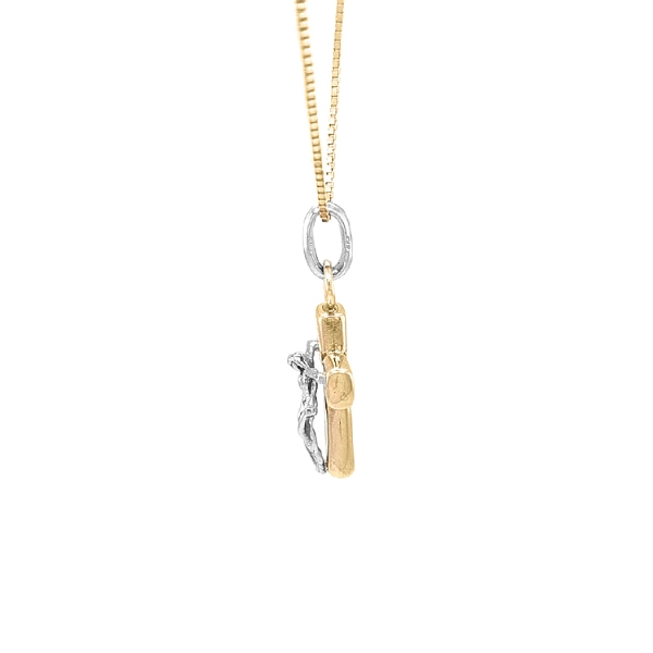 Golden Cross with Jesus Christ