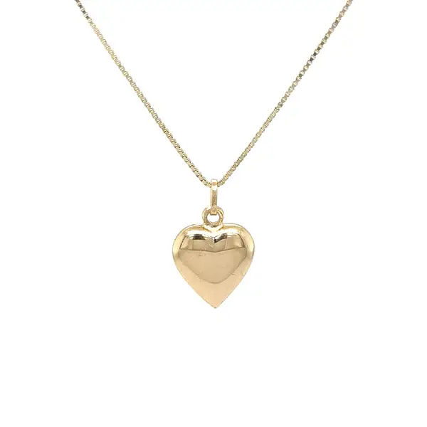 Gold Pendant Heart