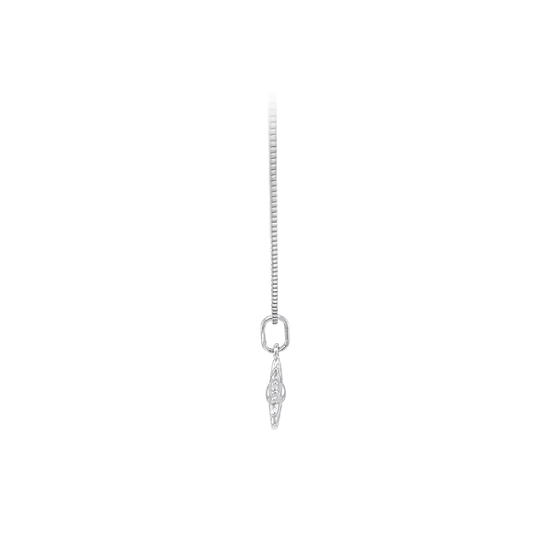 Pendant White Gold Flower