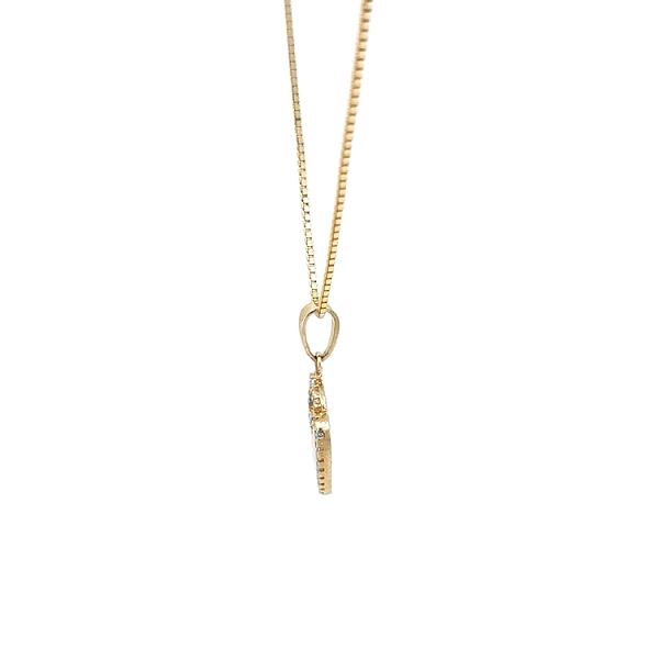 Gold Pendant Padlock