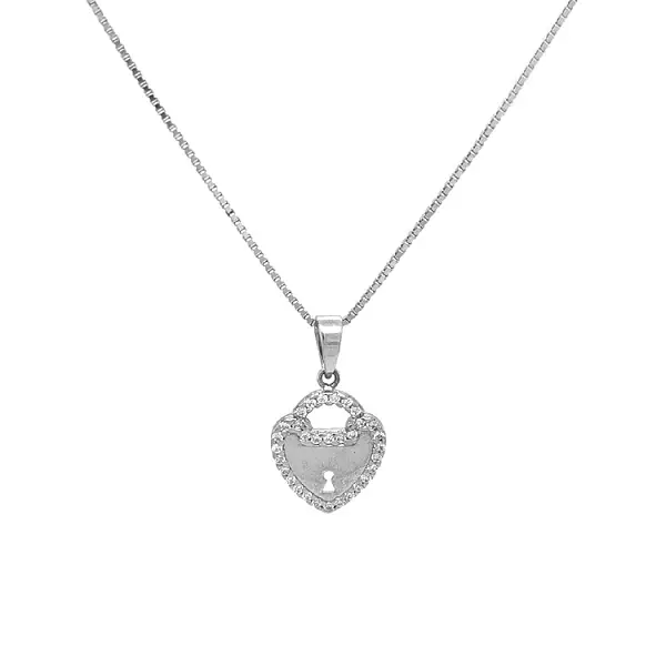 Gold Pendant Padlock