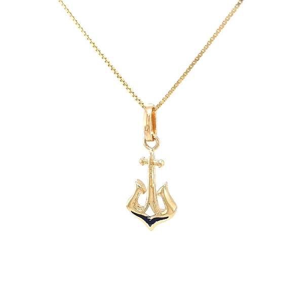 Gold Pendant Anchor