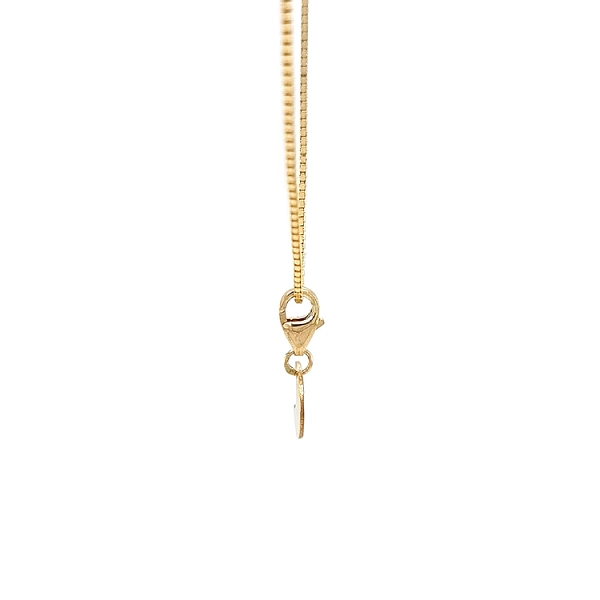 Gold Pendant for Bracelet Crescent