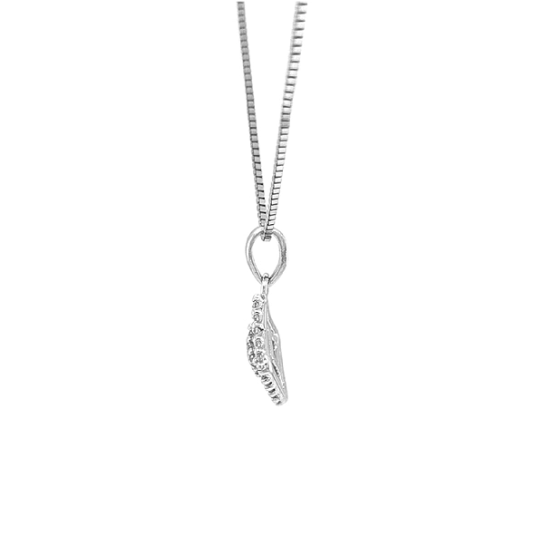 Gold Pendant with Zircons
