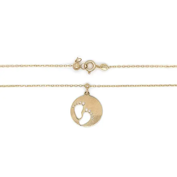 Gold Baby Legs Necklace