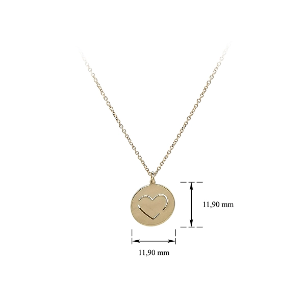Gold Heart Necklace