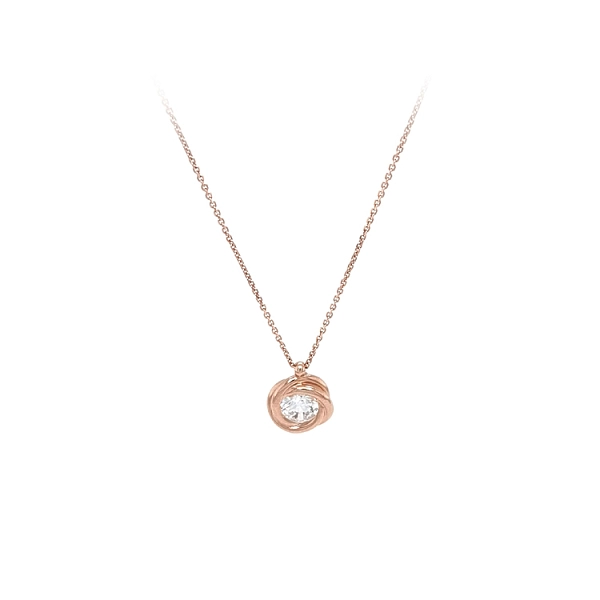 Rose Gold Zircon necklace