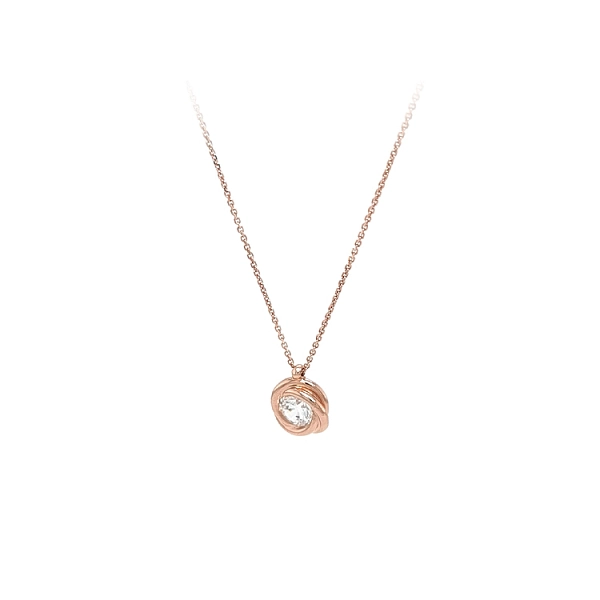 Rose Gold Zircon necklace