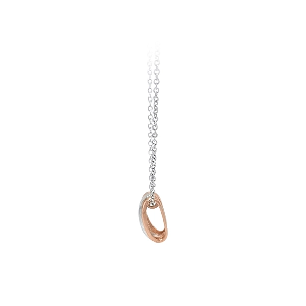 Ladies Necklace made of Combination Gold