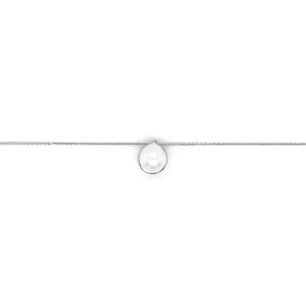 Necklace with White Pearl