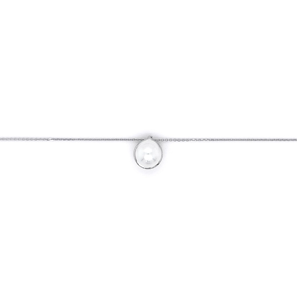 Necklace with White Pearl