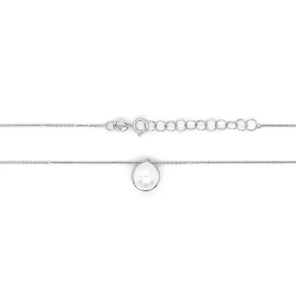 Necklace with White Pearl